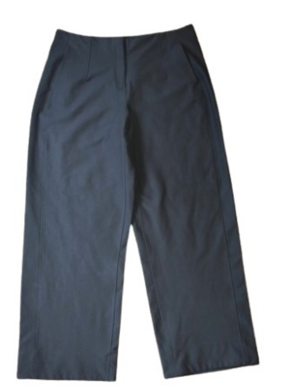 Lululemon Wide Leg Pants Women's Size 12 Black Logo Pockets